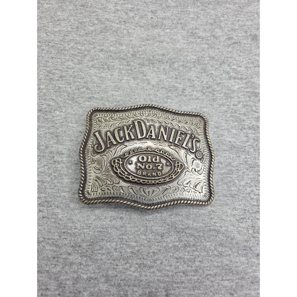 Large Oversized Jack Daniel's Old No 7 Whiskey Brand Belt Buckle